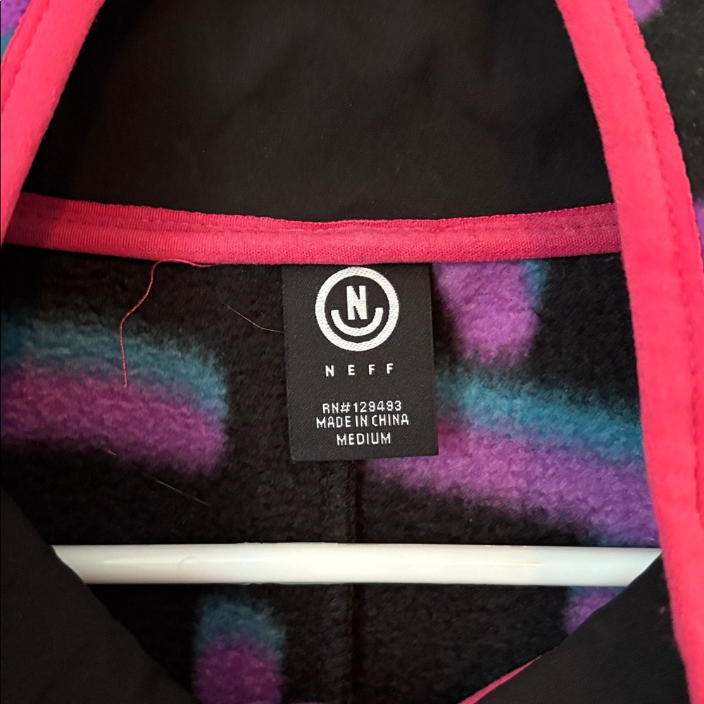 Neff Throwback Polar Fleece Size M - Picture 3 of 6